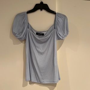 Reformation puff sleeve shirt